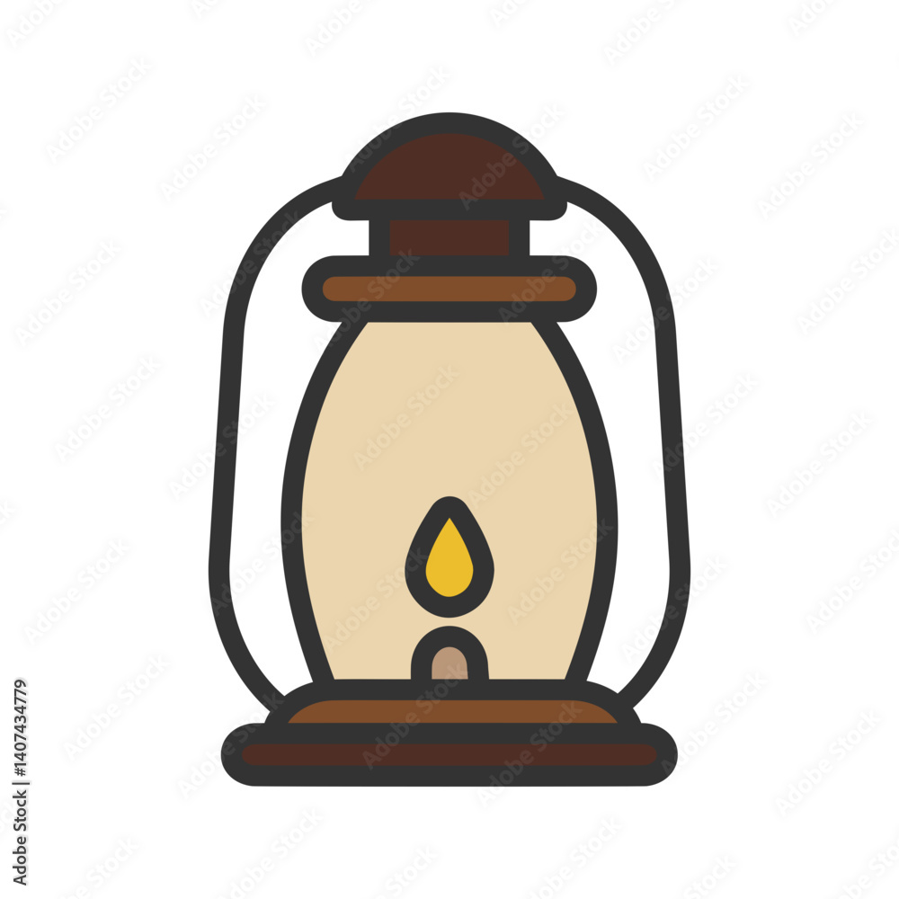 Oil Lamp icon vector image. Suitable for mobile apps, web apps and print media. Oil Lamp icon vector image. Suitable for mobile apps, web apps and print media.