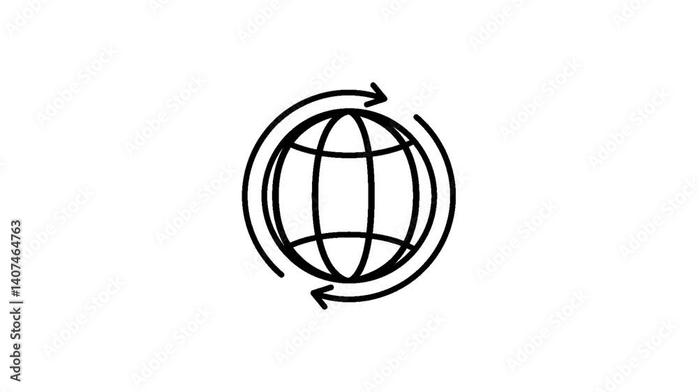 Web Icon Animation – Digital Connection and Online Concept Web Icon Animation – Digital Connection and Online Concept