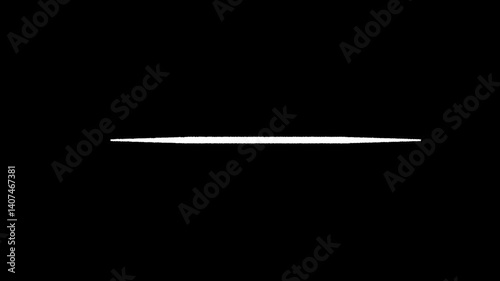 Animated of hand drawn underline 4k video. appears and disappears motion graphics video. Drawn underline, pencil drawn, hand draw.
