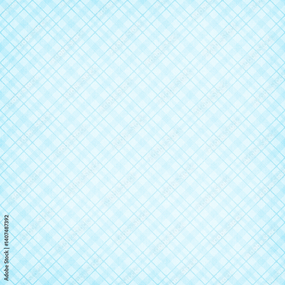 Blue plaid gingham, scottish tartan texture, grid graph paper with rhombus squares pattern, picnic napkin and curtain tablecloth, vector seamless geometric checkered fabric Blue plaid gingham, scottish tartan texture, grid graph paper with rhombus squares pattern, picnic napkin and curtain tablecloth, vector seamless geometric checkered fabric