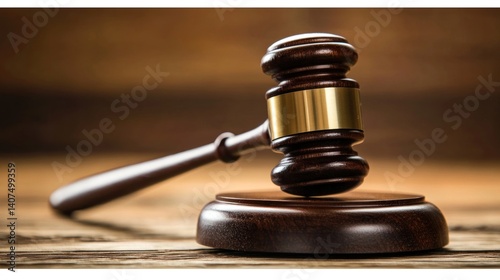 Wallpaper Mural Gavel on wood, justice, law, courtroom Torontodigital.ca