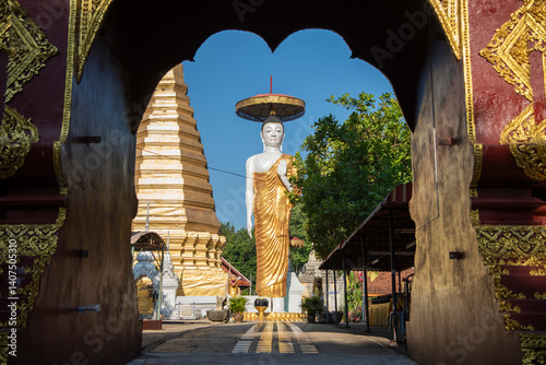 THAILAND PHRAE WAT PHRA THAT CHOM CHAENG photo