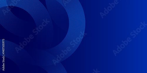 abstract blue circle background.Blue vector minimalist simple abstract geometric banner design  for poster template on web backdrop brochure flyer landing page and webinar. vector illustration.