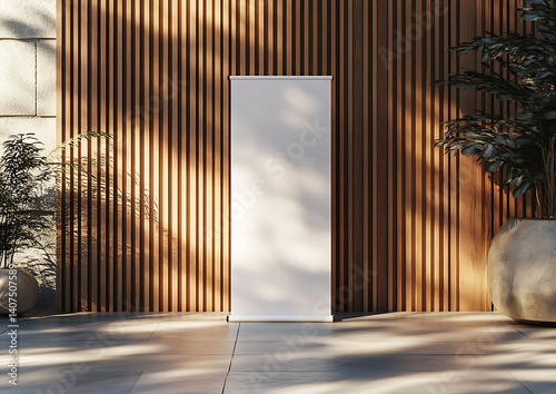 wooden chair on a wooden wall