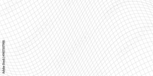 Empty futuristic digital box room white background with black grid space line color surface. Network cyber technology. banner, cover, terrain, sci-fi, wireframe, and related to background.