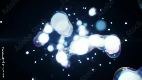Abstract Soft Focus Bubbles or Light Orbs