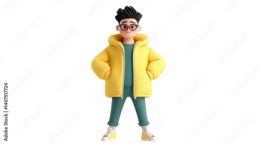 A fashionable individual wearing a vibrant yellow coat and accessories while walking confidently on a city sidewalk showcasing a modern trendy urban lifestyle A fashionable individual wearing a vibrant yellow coat and accessories while walking confidently on a city sidewalk showcasing a modern trendy urban lifestyle