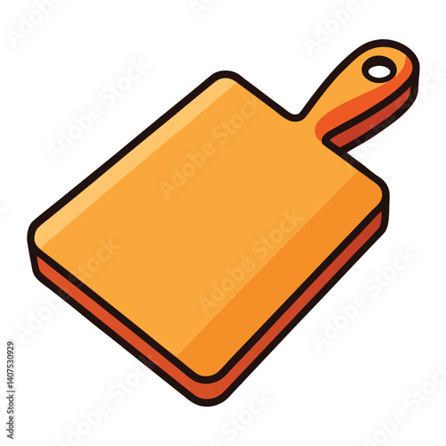 Cutting board illustration flat vector design