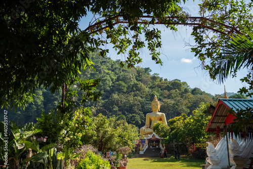 THAILAND PHRAE WAT NA KHU HA BUDDHA photo
