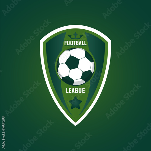 Green Shield Football League Logo