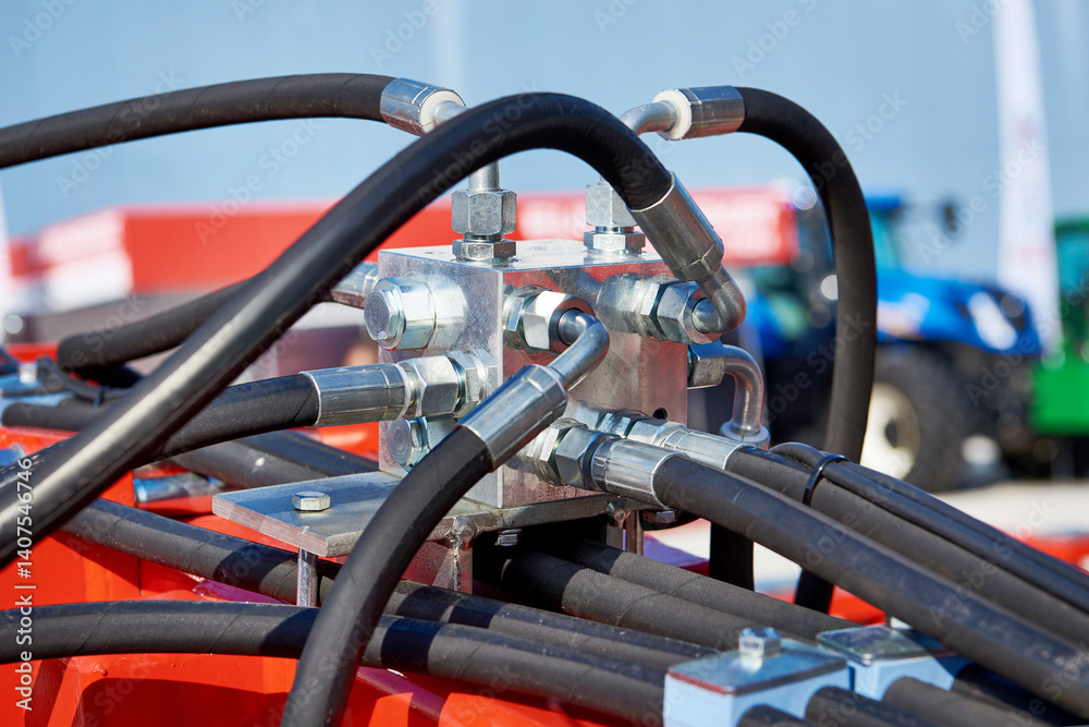 custom made wallpaper toronto digitalHoses of hydraulic machine