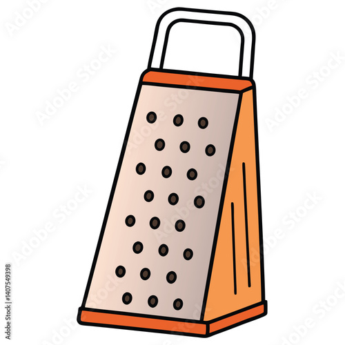 Grater illustration flat vector design