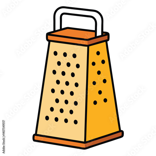Grater illustration flat vector design