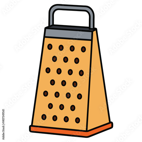 Grater illustration flat vector design