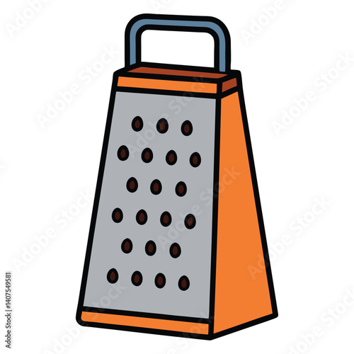 Grater illustration flat vector design