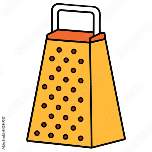 Grater illustration flat vector design
