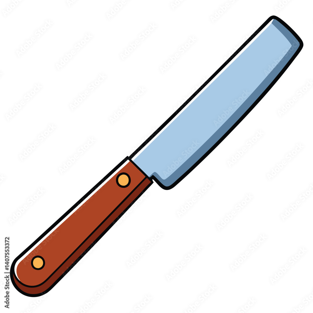 Knives illustration flat vector design Knives illustration flat vector design