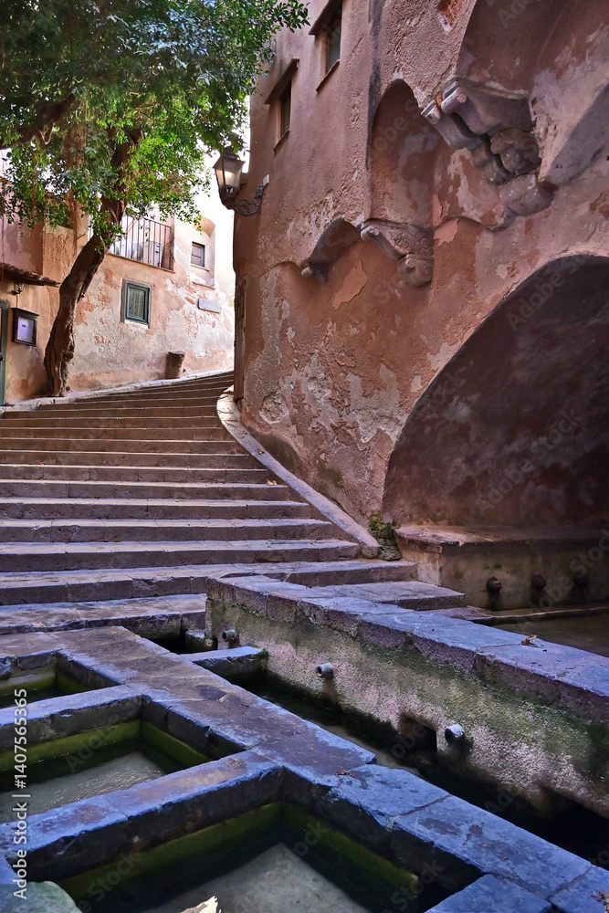 Cefalù, l'antico lavatoio della città vecchia - Sicilia