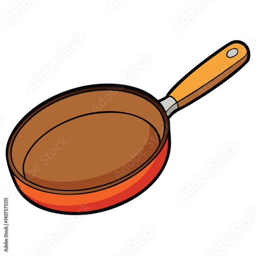 Pans illustration flat vector design