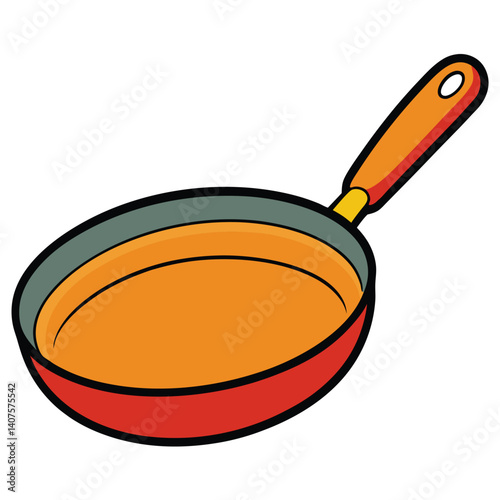 Pans illustration flat vector design