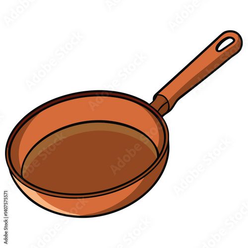 Pans illustration flat vector design