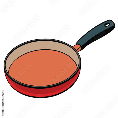 Pans illustration flat vector design