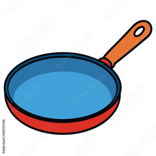 Pans illustration flat vector design