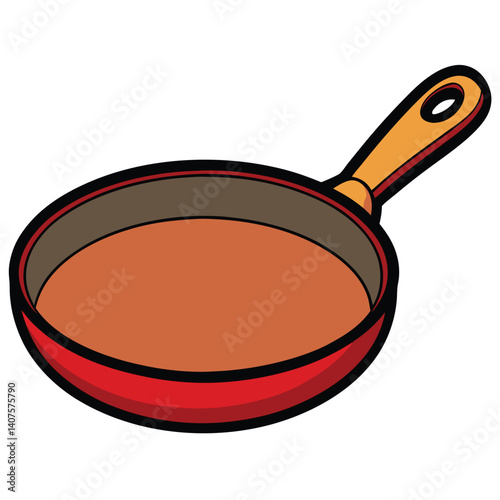 Pans illustration flat vector design