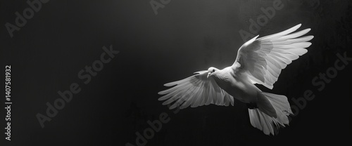 White_Dove_in_Flight_