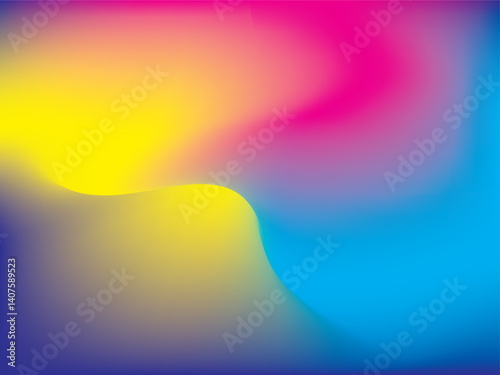 abstract gradient, vibrant colors, blue to pink transition, fluid shapes, soft blur, digital art, geometric patterns, color theory, neon aesthetics, dynamic composition, futuristic design, smooth curv