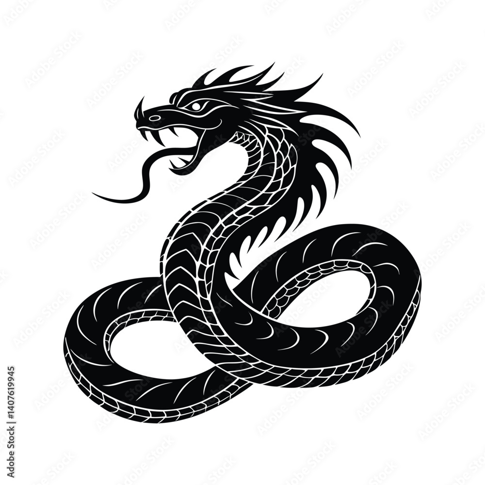 black and white snake black and white snake