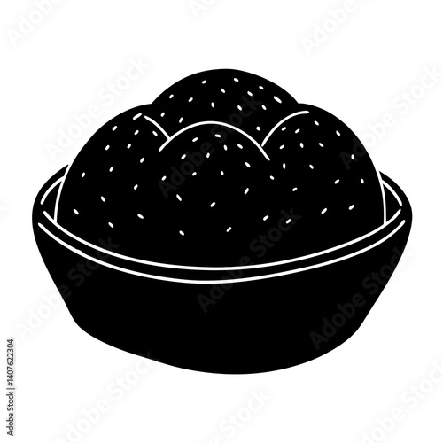 "Download high-quality mochi vector art for your creative projects with this cute digital illustration."