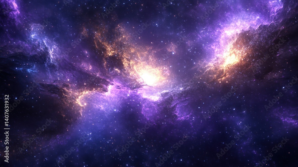 Colorful Nebula in Deep Space Colorful Nebula in Deep Space