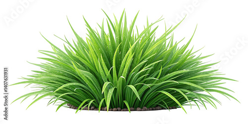 Fototapeta Naklejka Na Ścianę i Meble -  Green grass png isolated transparent background