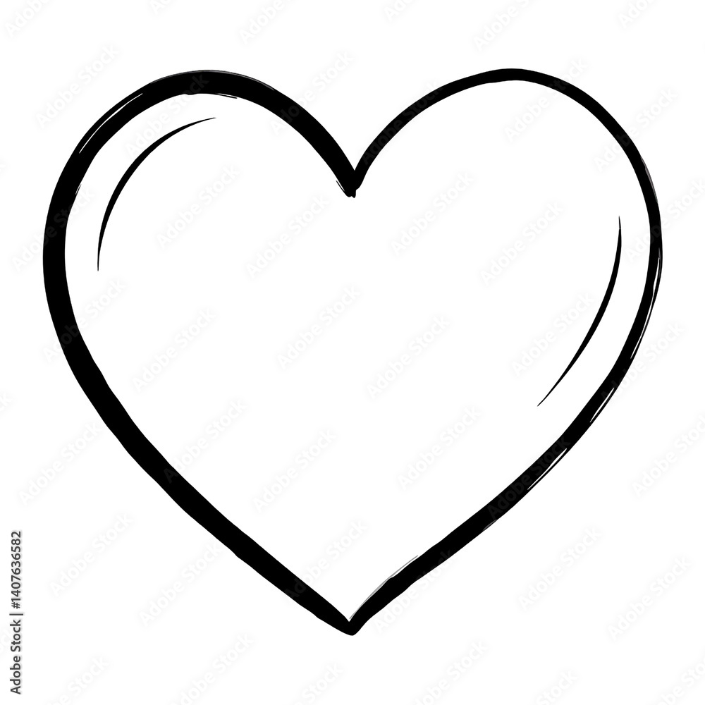 Black heart shape PNG isolated Black heart shape PNG isolated