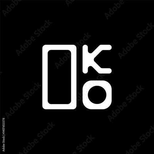 OKO letter logo creative design with vector graphic, OKO simple and modern logo. OKO luxurious alphabet design