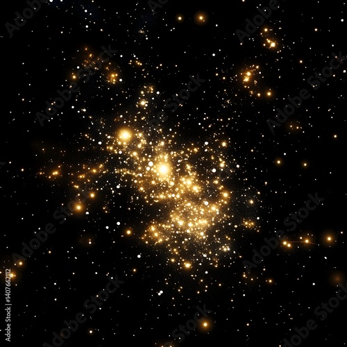 Wallpaper Mural Star Cluster in Deep Space Torontodigital.ca
