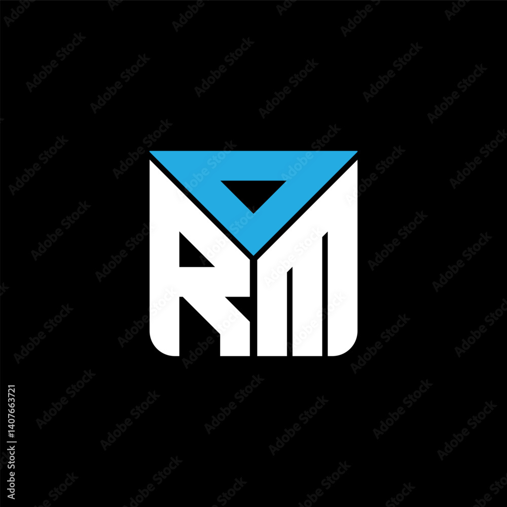 ORM letter logo creative design with vector graphic, ORM simple and modern logo. ORM luxurious alphabet design