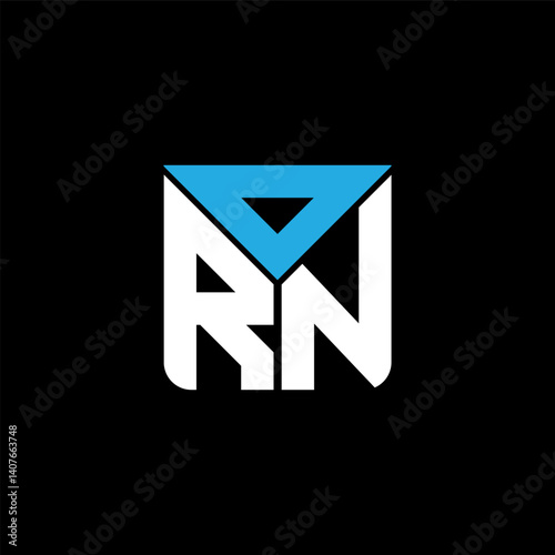 ORN letter logo creative design with vector graphic, ORN simple and modern logo. ORN luxurious alphabet design