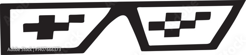 pixel sunglasses simple