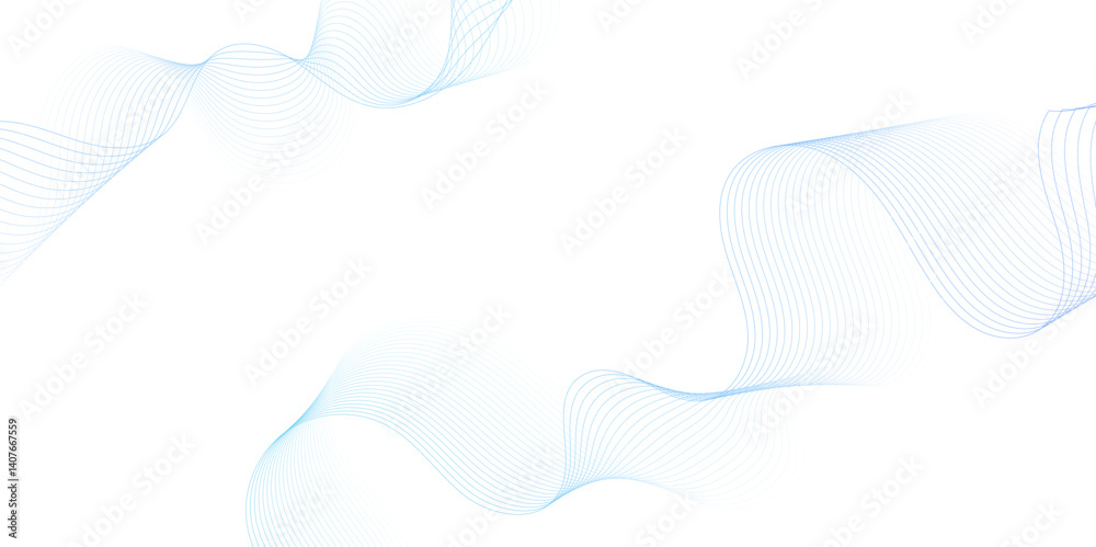 Smooth wave abstract vector background layout design.background image with dynamic curves.Abstract blue futuristic blend waves lines technology background and sound wave lines on white background. Smooth wave abstract vector background layout design.background image with dynamic curves.Abstract blue futuristic blend waves lines technology background and sound wave lines on white background.