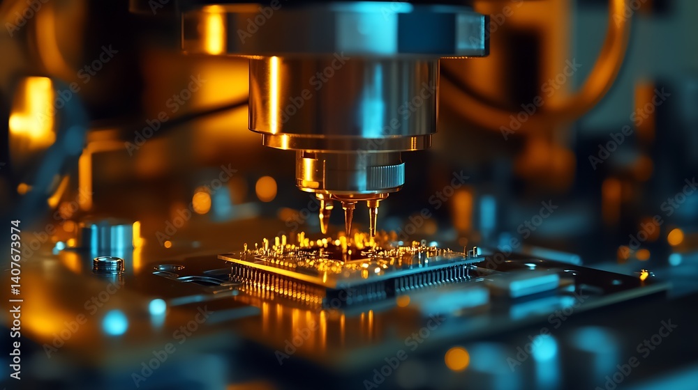 Innovative Applications in Microchip Manufacturing with High Powered Laser Technology for Precision Tasks : Generative AI