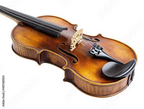 a close up of a violin