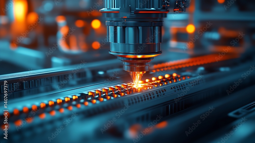 State-of-the-Art Laser Technology for Efficient Industrial Cutting Processes : Generative AI