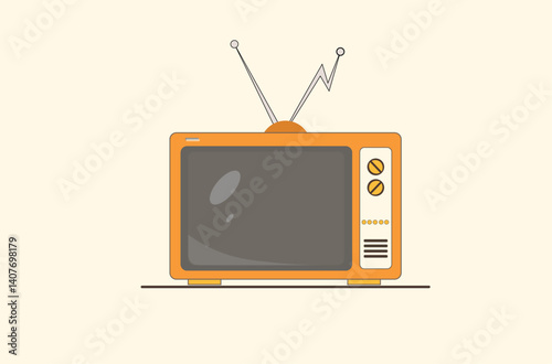 Television vector illustration