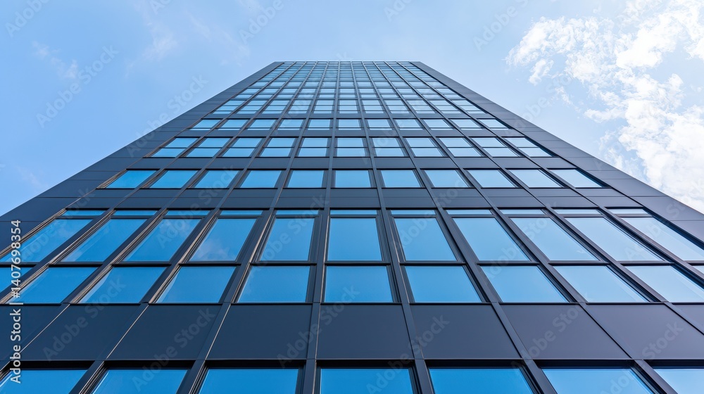 Minimalist black tower with a clear sky background, optimized for ad copy placement. Minimalist black tower with a clear sky background, optimized for ad copy placement.