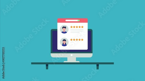 Business Using AI Chatbot for Customer Support and CRM Enquiry Management, 4k, 2D Animation video