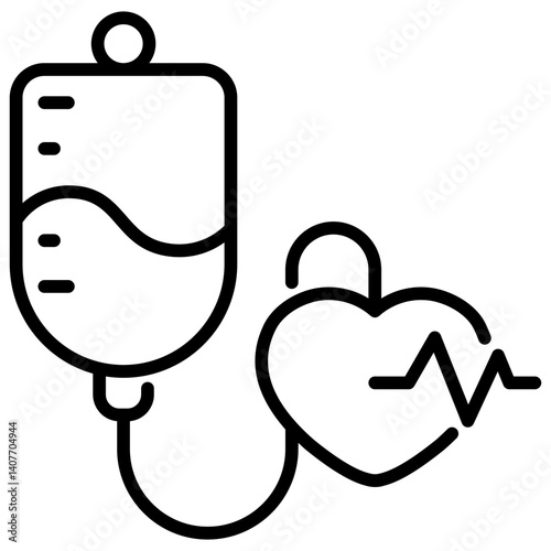 Blood Transfusion Icon