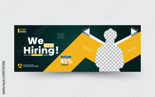 Creative business Corporate Digital marketing facebook cover web banner template