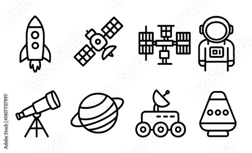 Shopping icons: cart, heart, image, stars, tag, truck, qr, card.